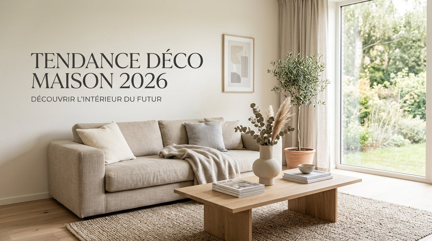Tendance déco maison 2026 : les styles et matières à adopter
