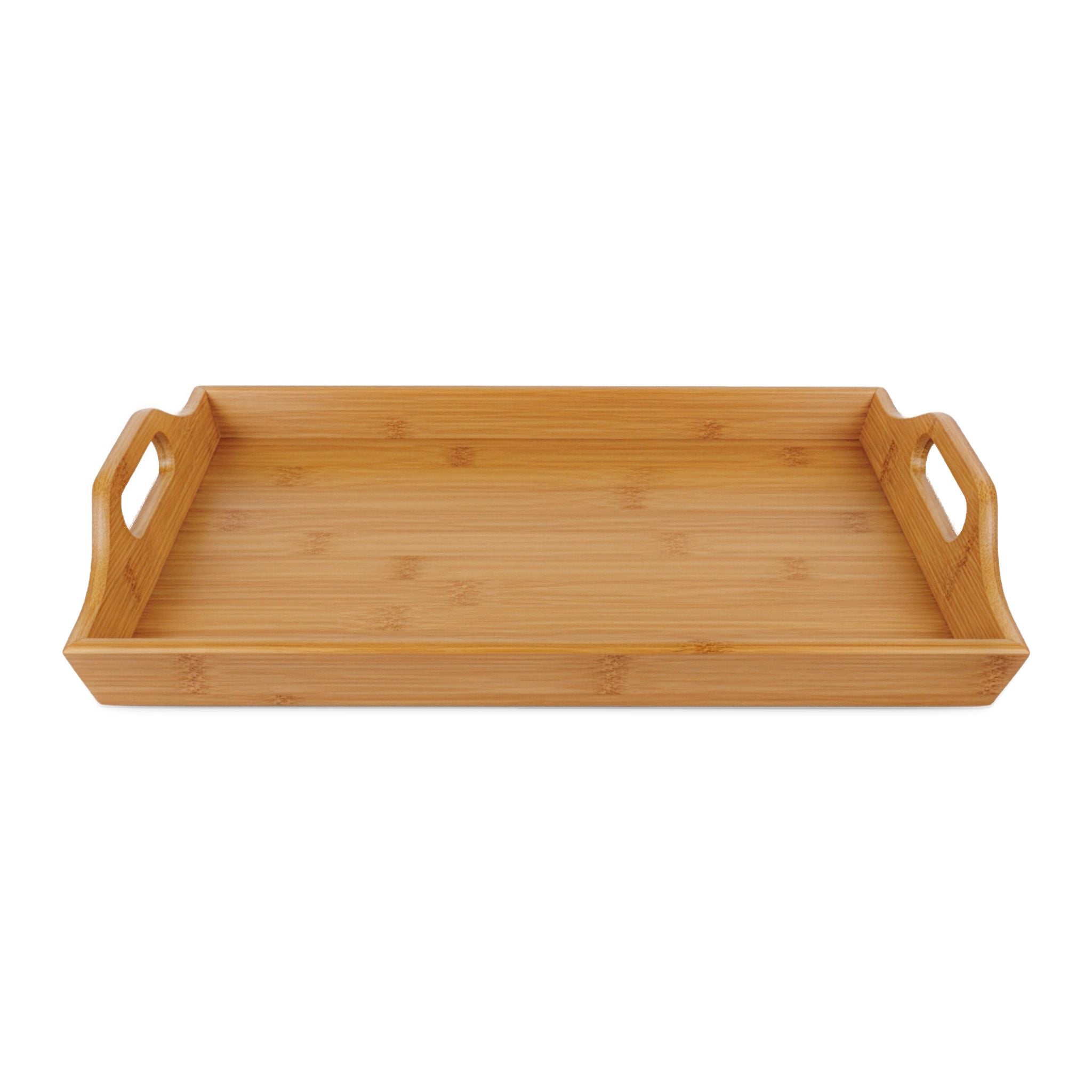 Plateau de Service Bambou Gravé — Naturel & Raffinement à Table
