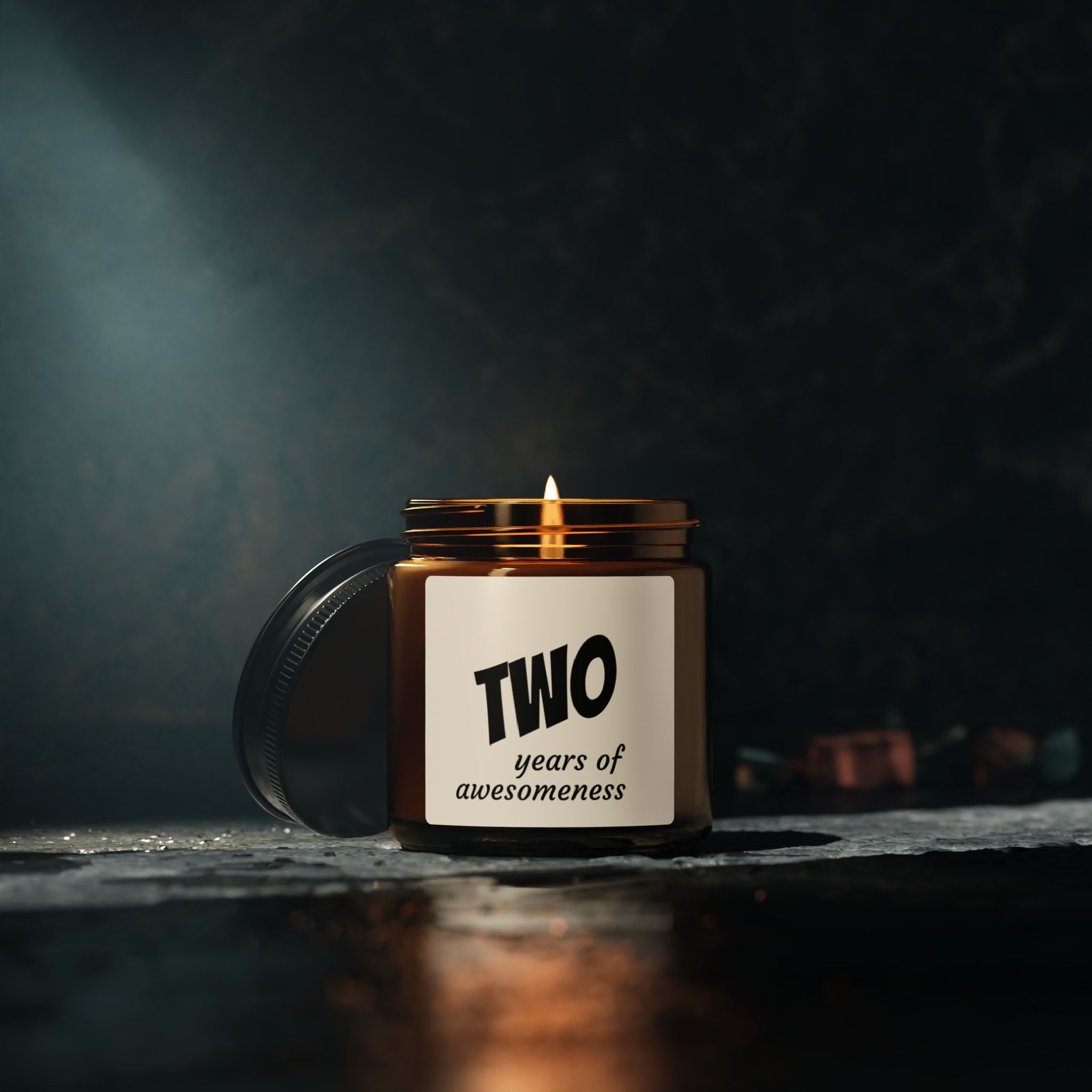 Bougie Soja Pot Ambré — Élégance & Parfum Naturel