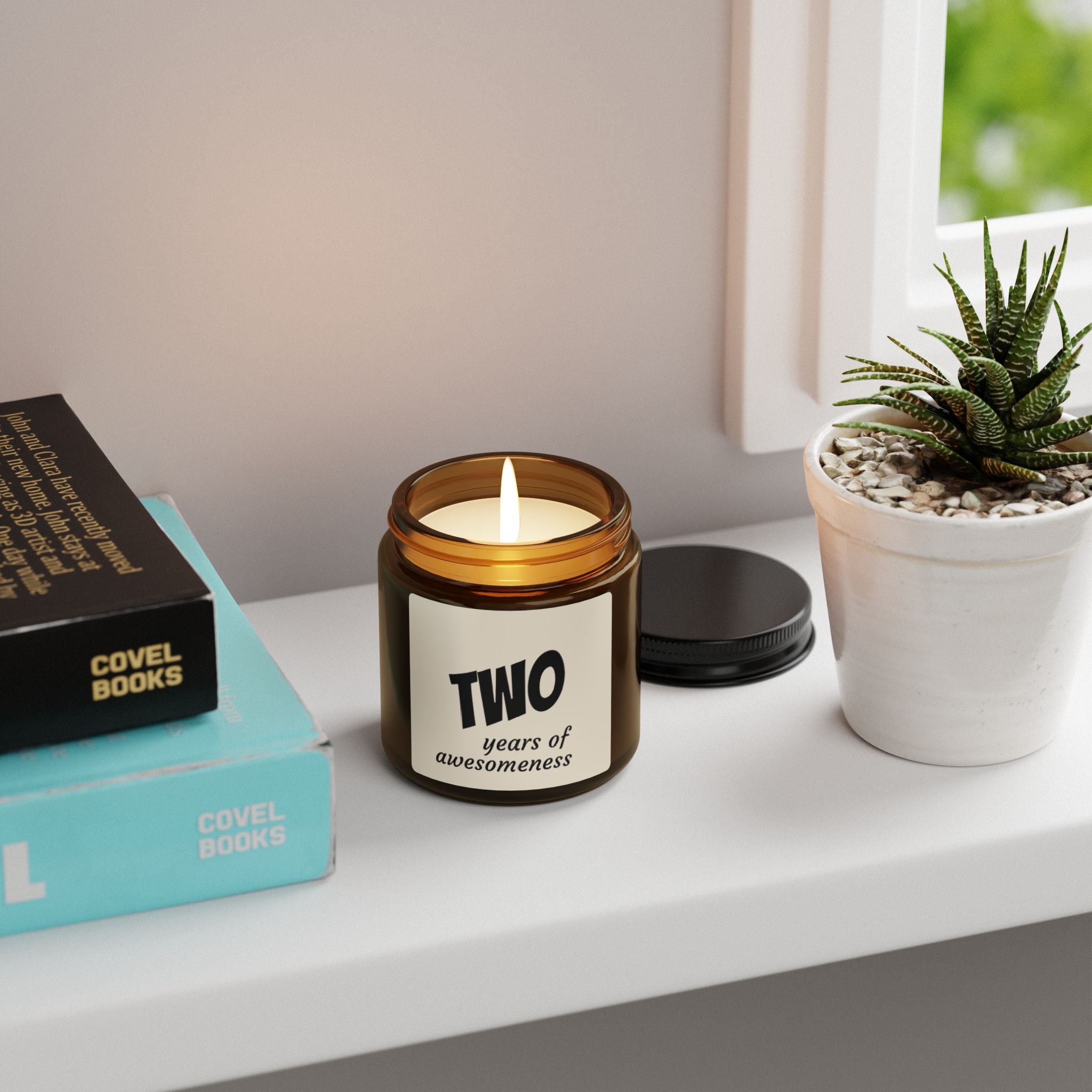 Bougie Soja Pot Ambré — Élégance & Parfum Naturel