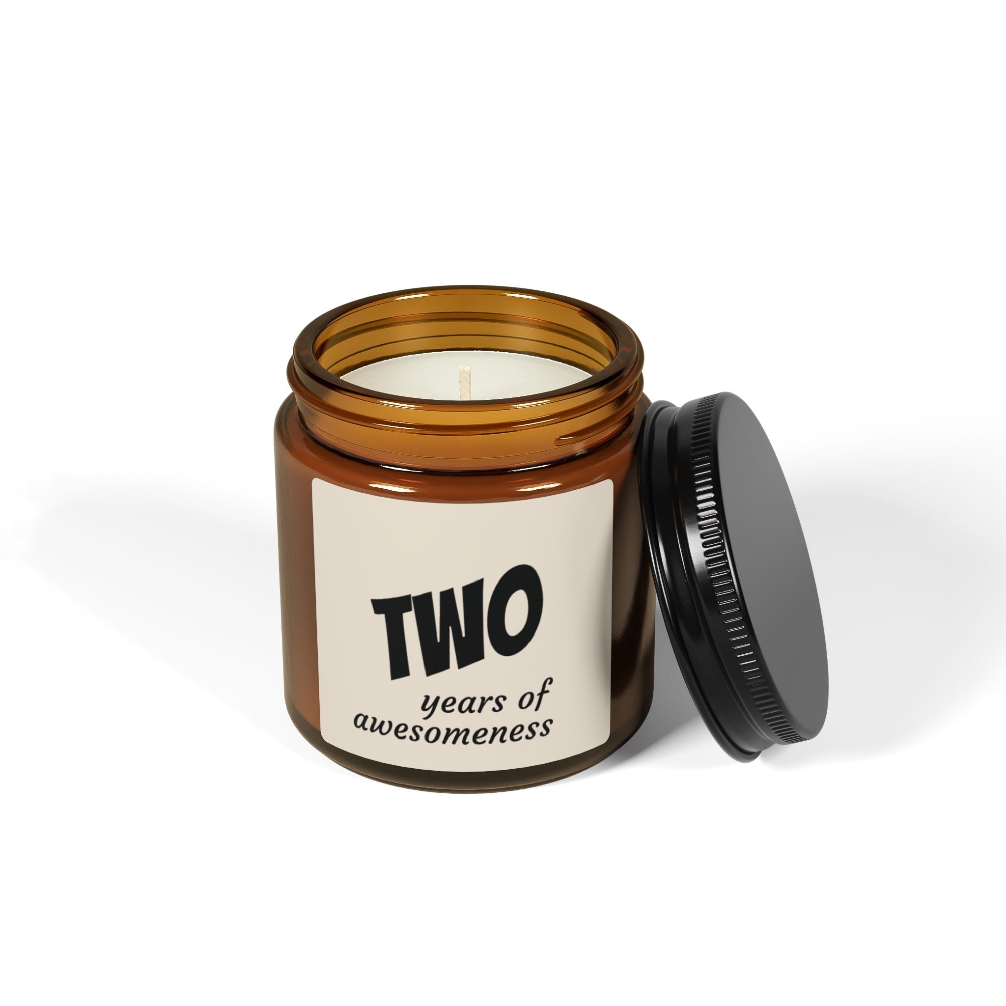 Bougie Soja Pot Ambré — Élégance & Parfum Naturel