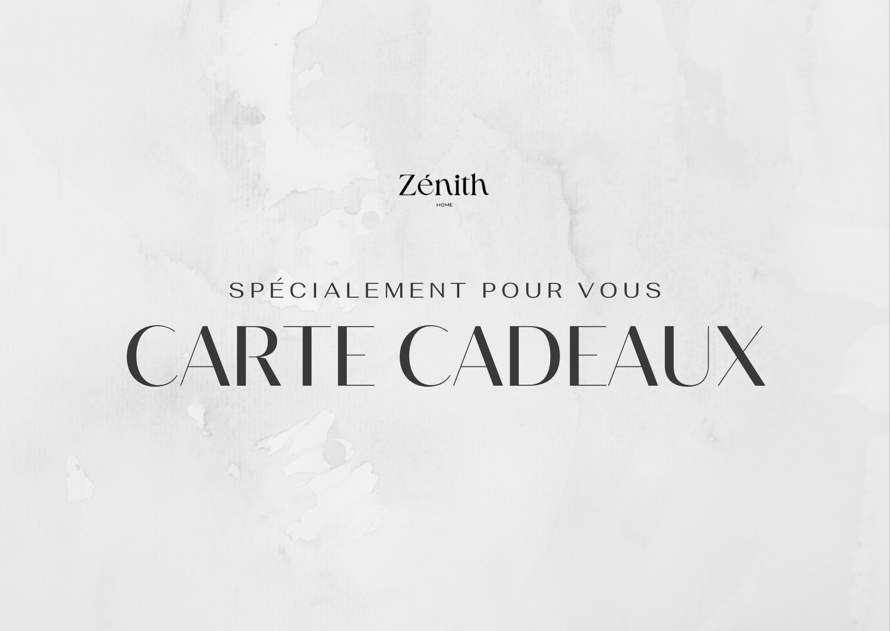 Carte Cadeau ZENITH Home