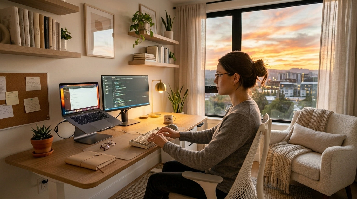 Comment aménager un coin télétravail élégant et productif
