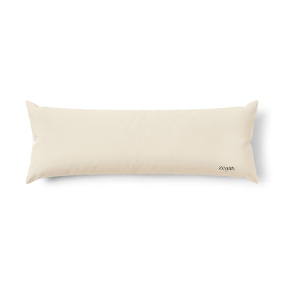 Coussin corps long vue de côté — confort literie moderne, parure de lit décorative, idée déco chambre adulte, dco maison minimaliste