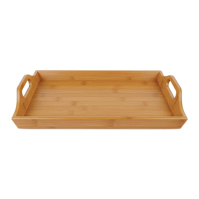 Plateau de Service Bambou Gravé — Naturel & Raffinement à Table