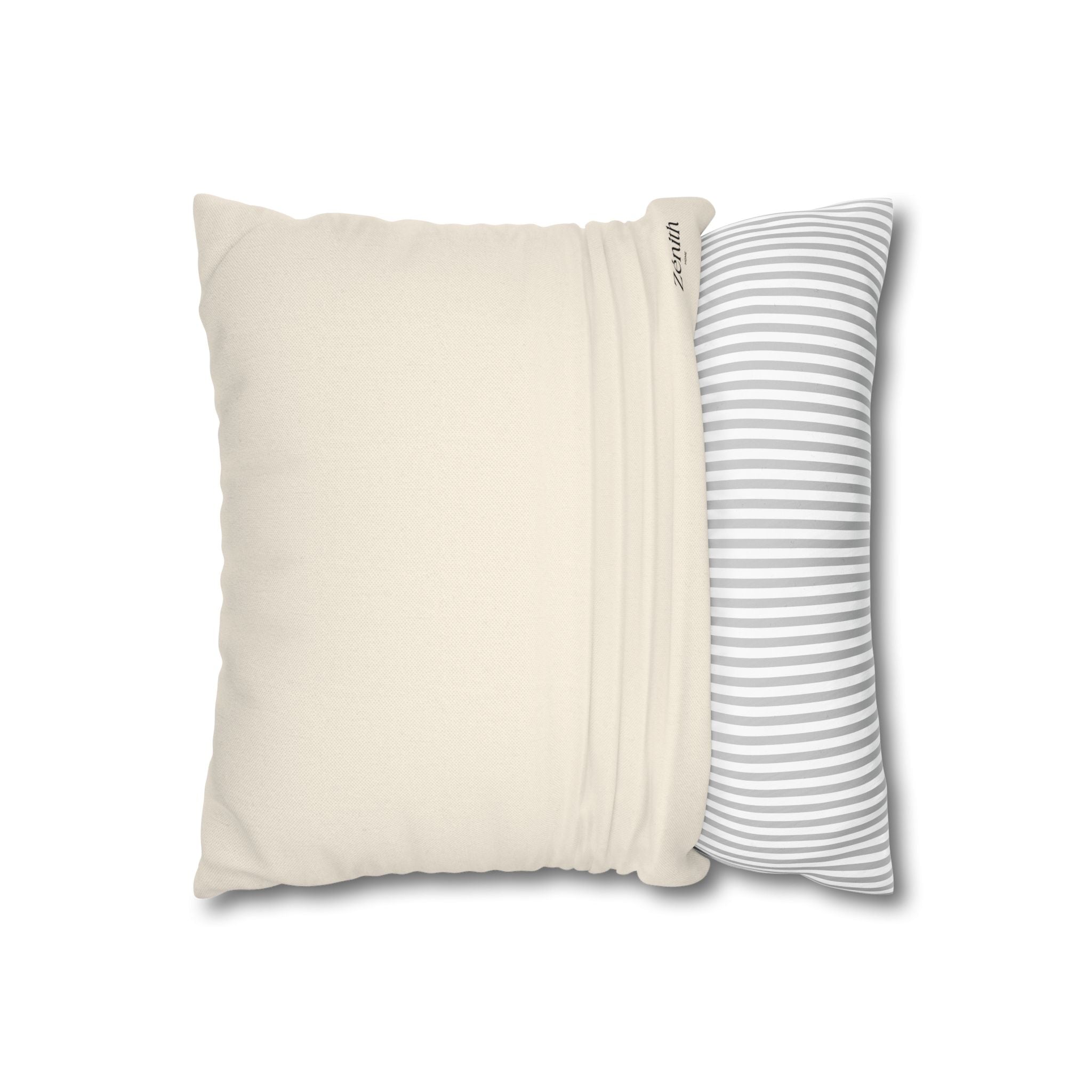 Taie d'Oreiller Carrée Polyester — Douceur & Décoration Personnalisée