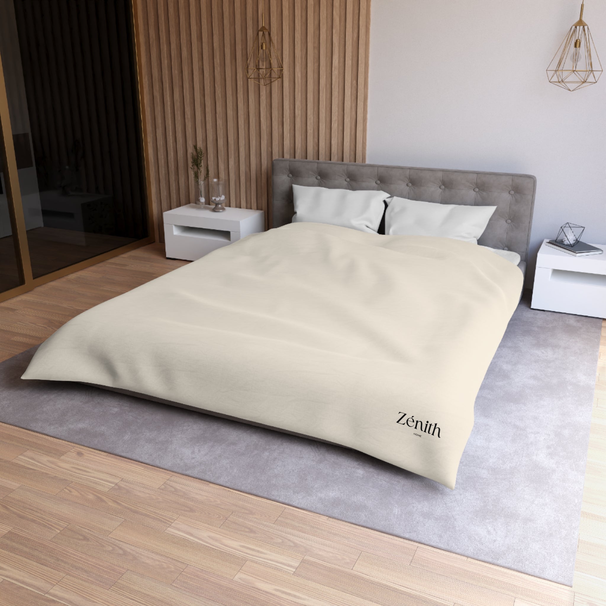 Housse de Couette Microfibre Premium — Douceur & Élégance