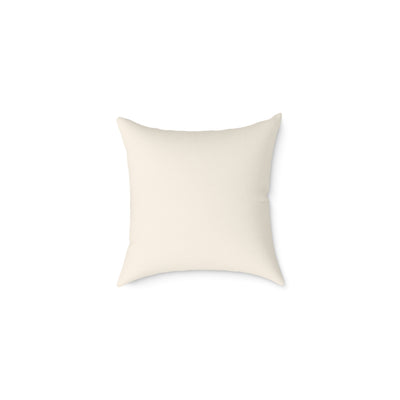Coussin carré canvas poly de profil — décoration intérieure affirmée, idée déco salon moderne, dco maison tendance 2025, coussin polyester design
