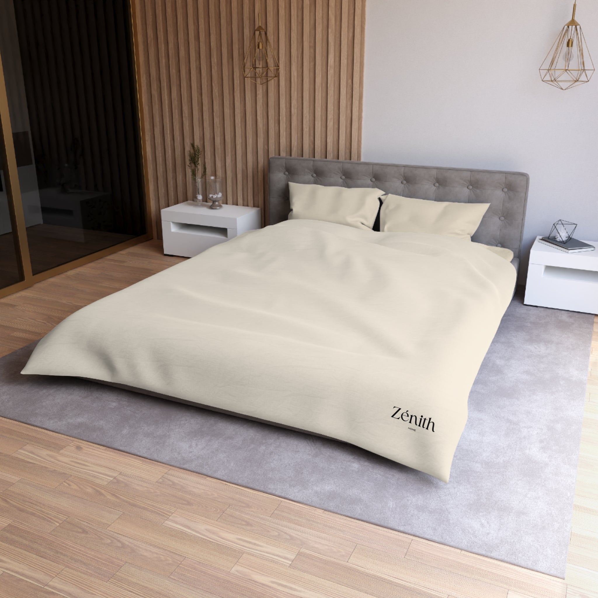 Housse de Couette Microfibre Premium — Douceur & Élégance