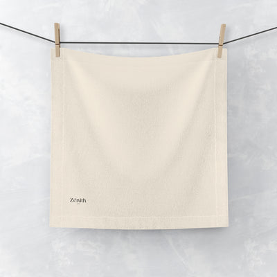 Serviette de visage suspendue coton naturel — accessoire salle de bain décoration maison, id cadeau dco cosy