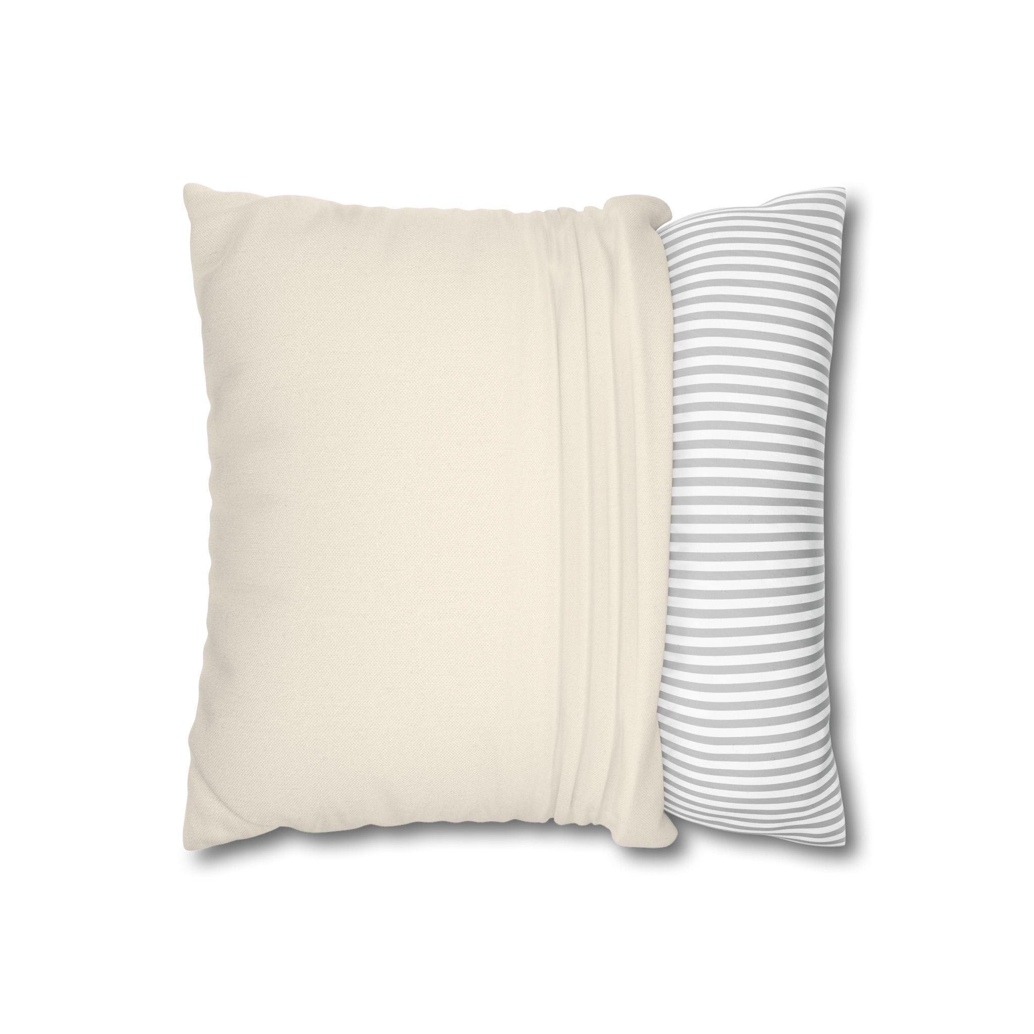 Taie d'Oreiller Carrée Polyester — Douceur & Décoration Personnalisée