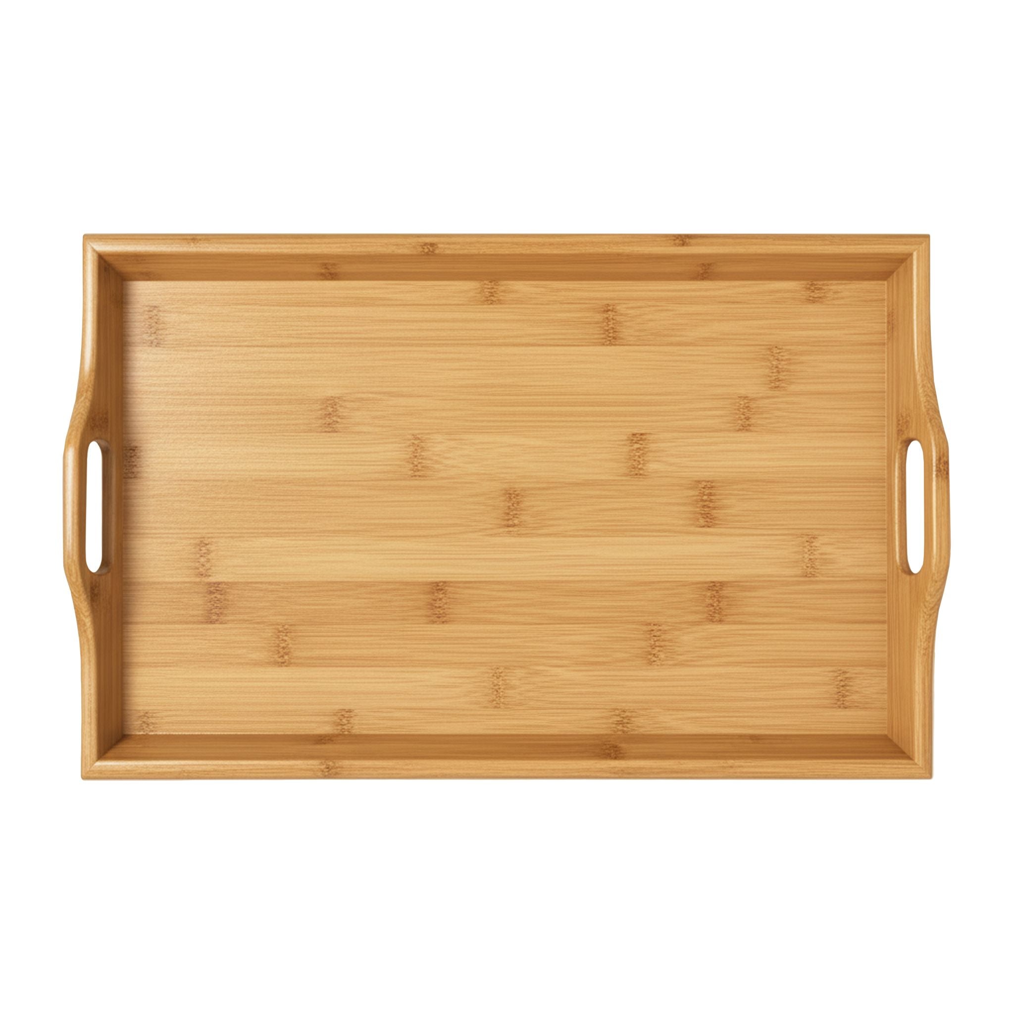 Plateau de Service Bambou Gravé — Naturel & Raffinement à Table